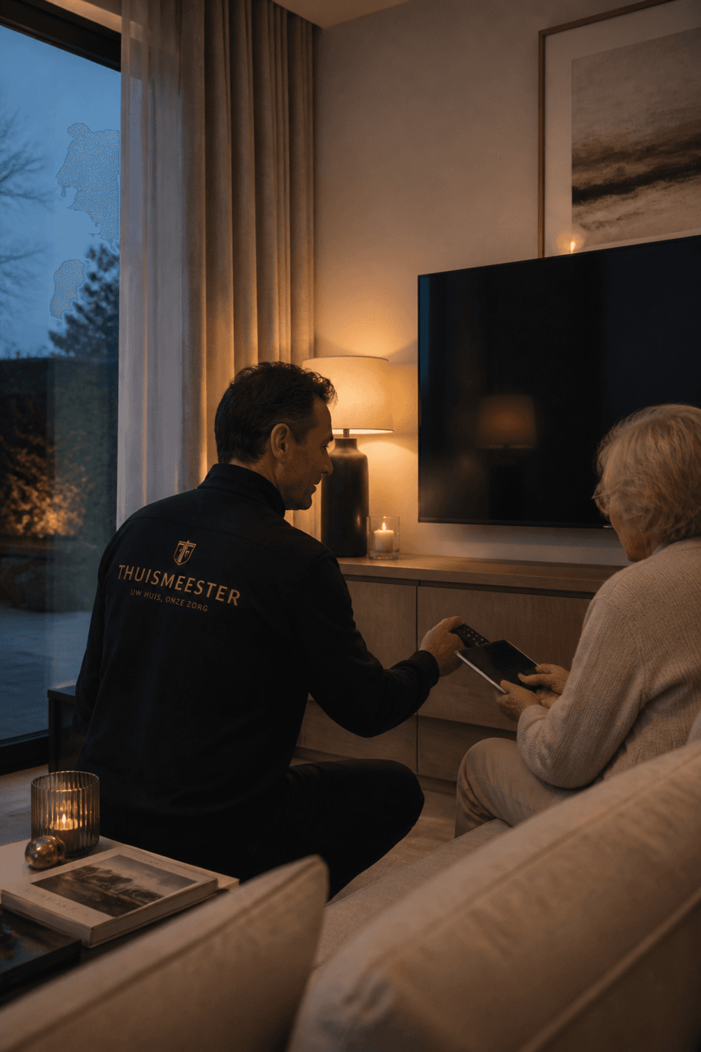 Persoonlijke hulp aan huis bij tv en toestellen